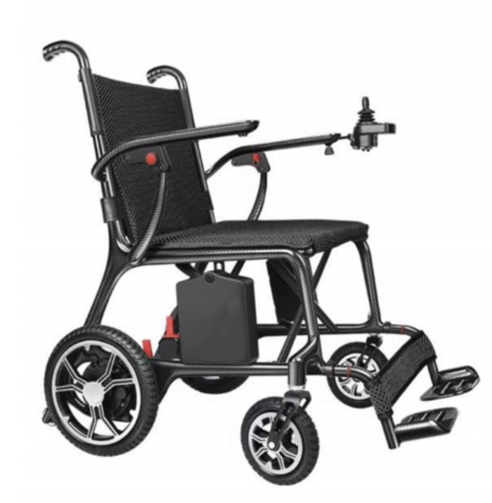 Journey Zinger - Folding Power Chair - Two-Handed Control Blue