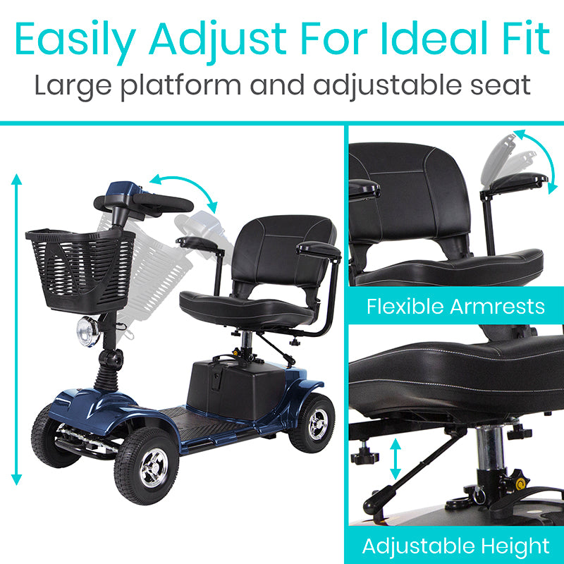Vive Health 4-Wheel Mobility Scooter Series A
